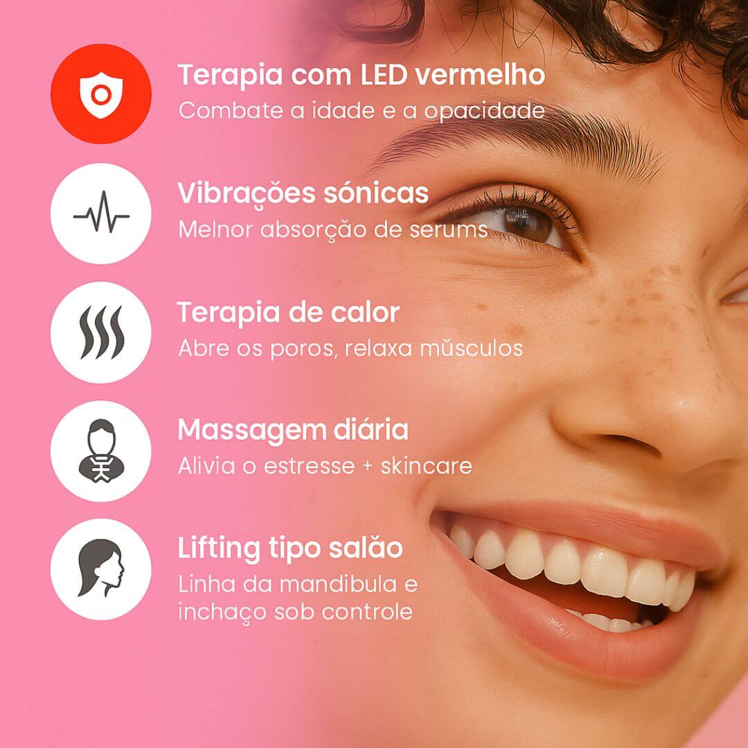 Massajador elétrico Gua Sha para o rosto / VibraSkin