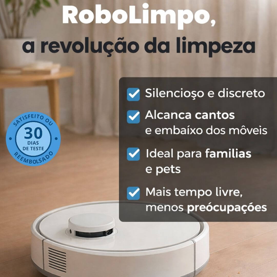 Aspirador robô automático / RoboLimpo