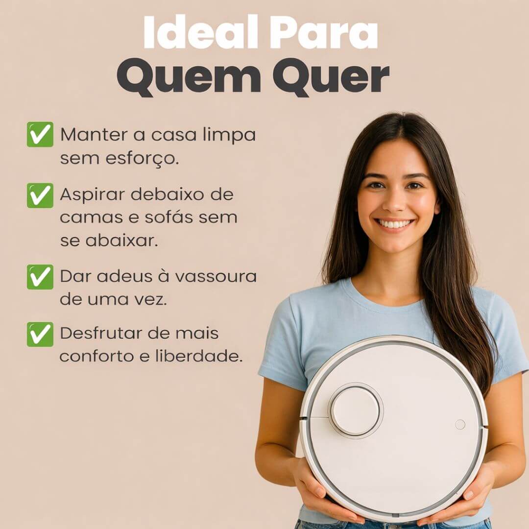 Aspirador robô automático / RoboLimpo