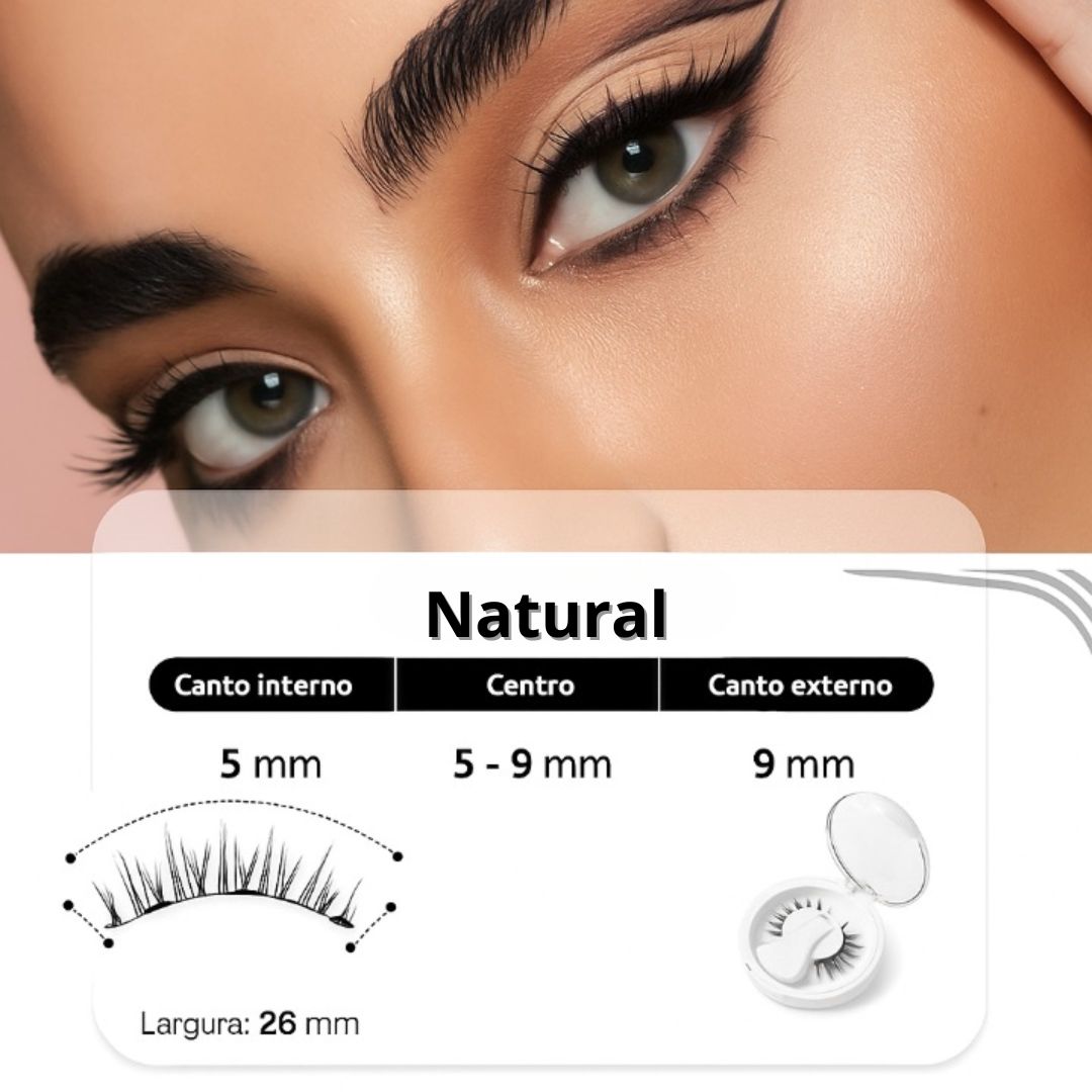 Kit de cílios magnéticos | Olhar Sublime
