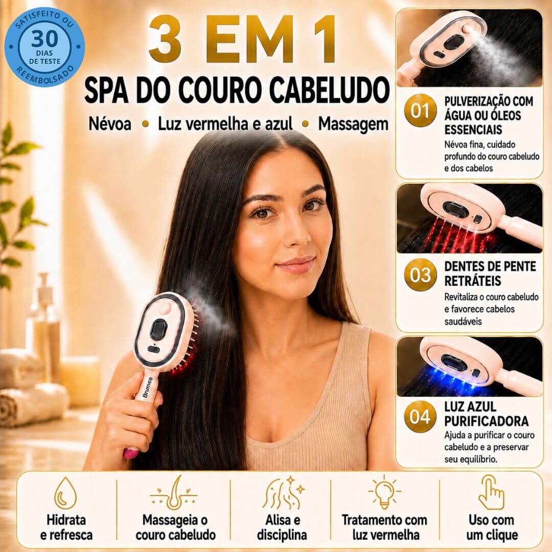 Escova de Bruma & Massagem 3 em 1 | BRUMÉA™