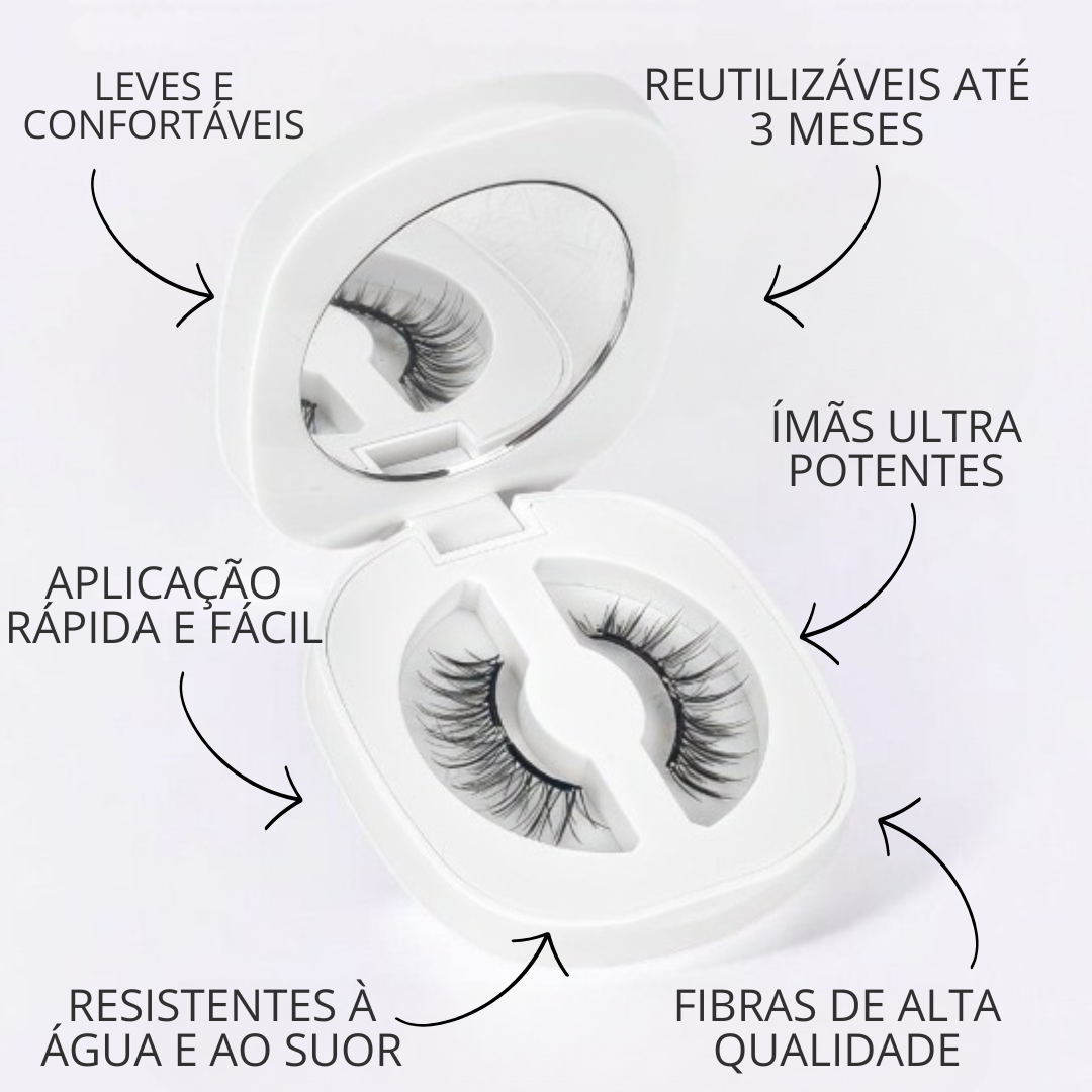 Kit de cílios magnéticos | Olhar Sublime