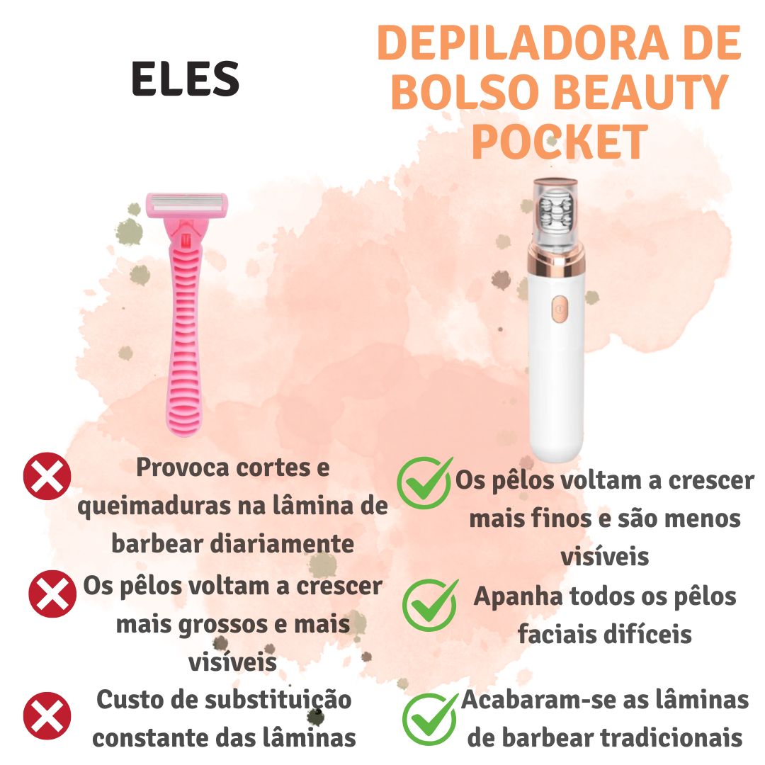 Depiladora de bolso | Beauty Pocket