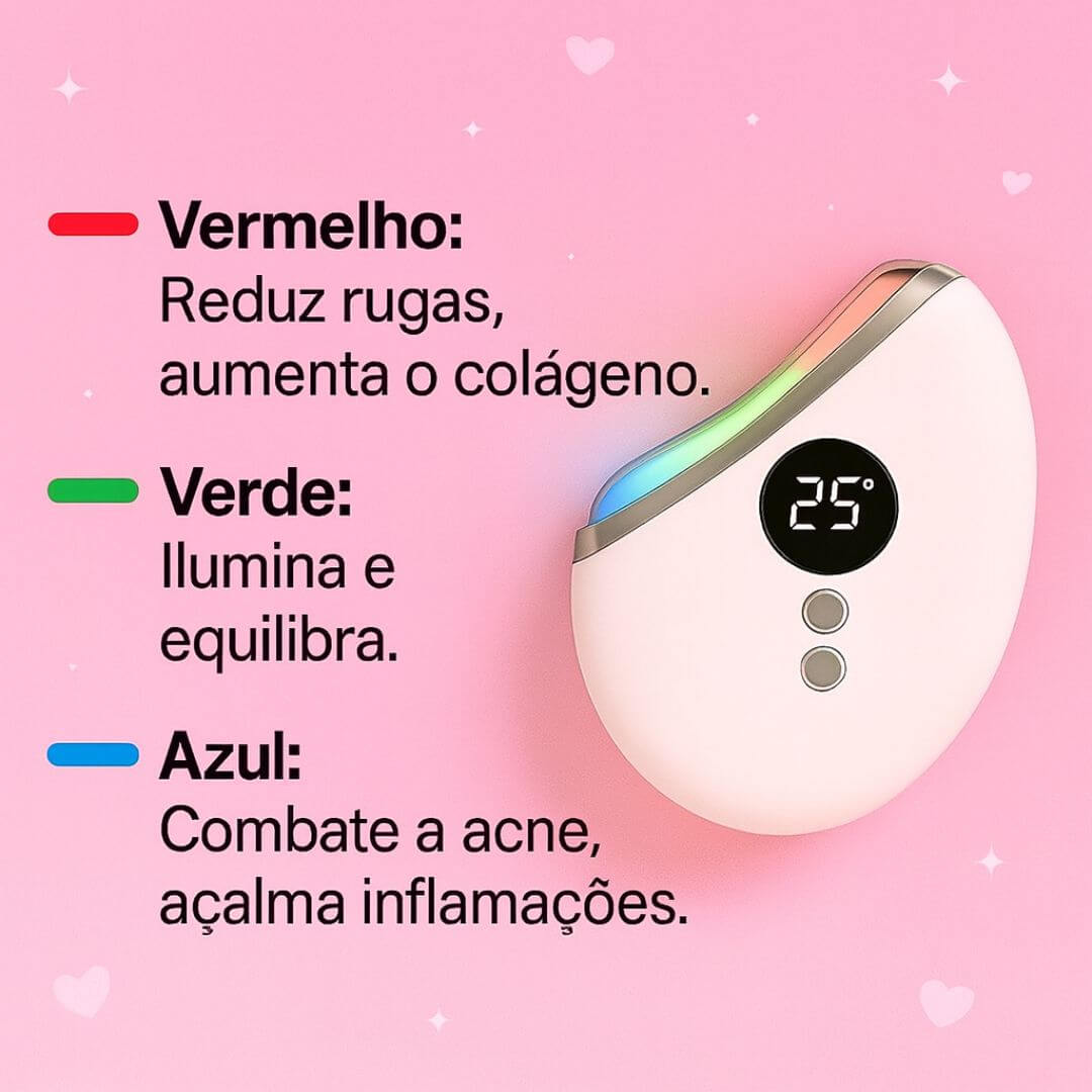 Massajador elétrico Gua Sha para o rosto / VibraSkin