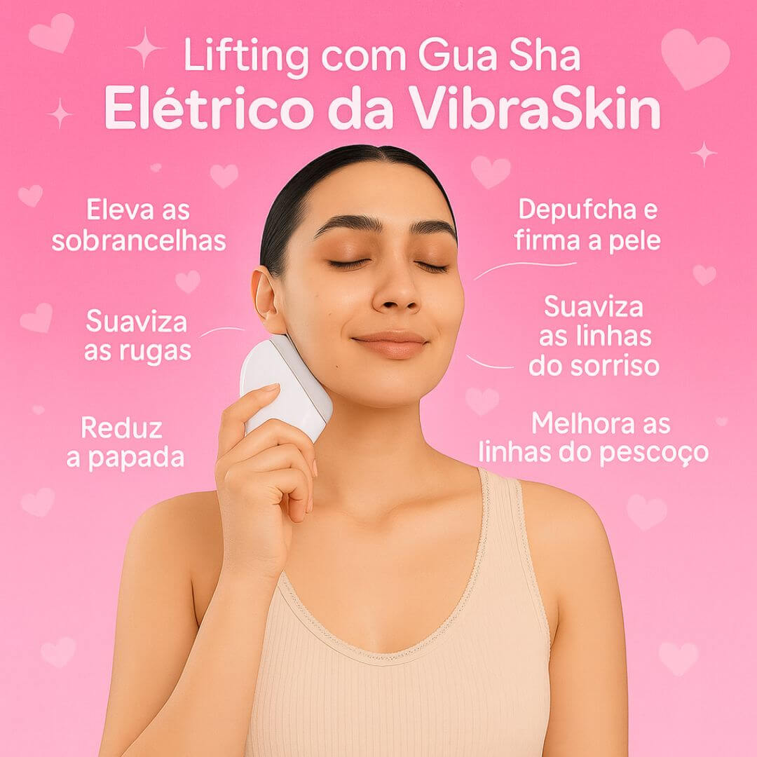 Massajador elétrico Gua Sha para o rosto / VibraSkin