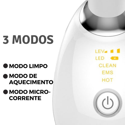 Massajador de beleza 7-LED :Um mini spa em casa