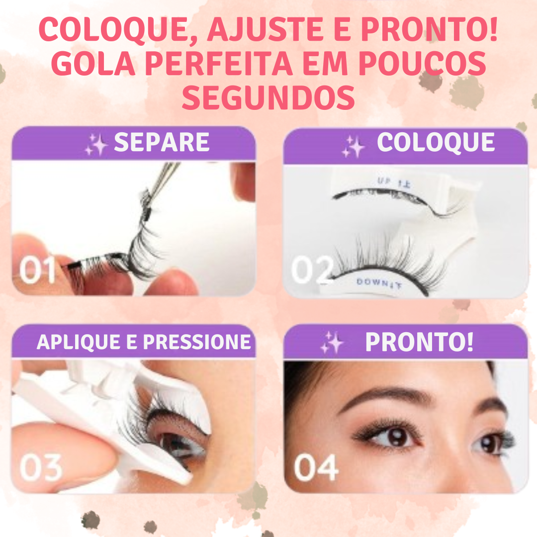 Kit de cílios magnéticos | Olhar Sublime