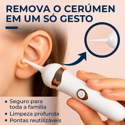 Limpador de orelhas elétrico |  Limpo