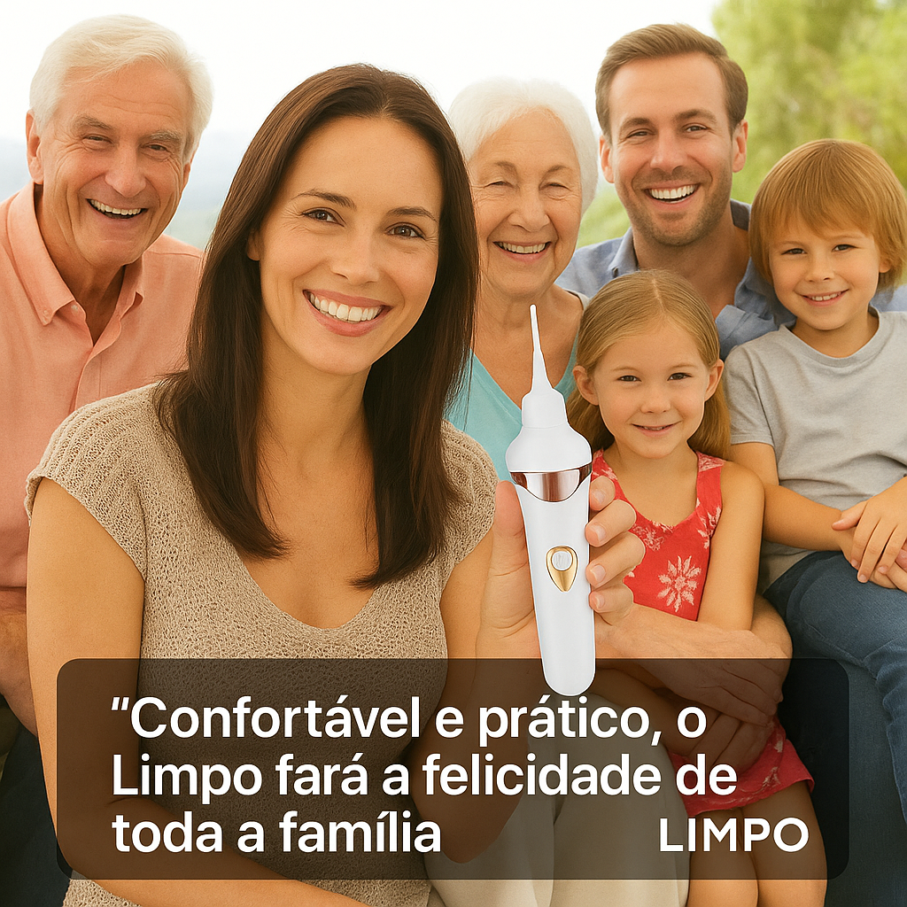 Limpador de orelhas elétrico |  Limpo