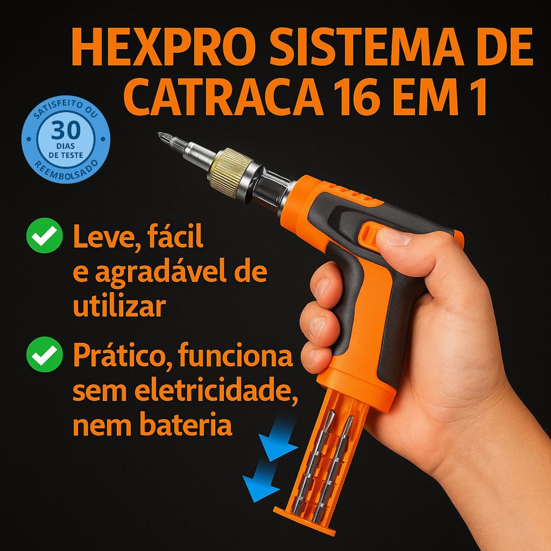 Sistema de catraca 16 em 1 / Hexpro