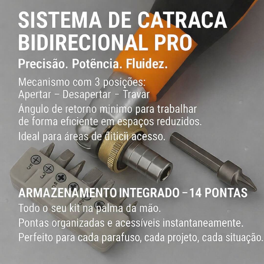 Sistema de catraca 16 em 1 / Hexpro
